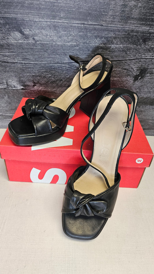 Wonders Black Udella Heels (40)