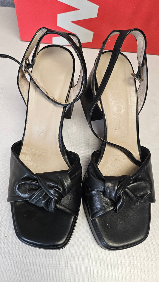 Wonders Black Udella Heels (40)