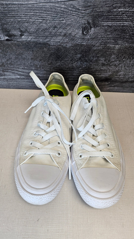 Converse Off White Canvas Sneaker (40)