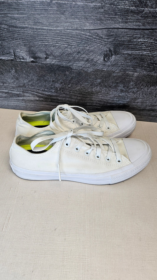 Converse Off White Canvas Sneaker (40)