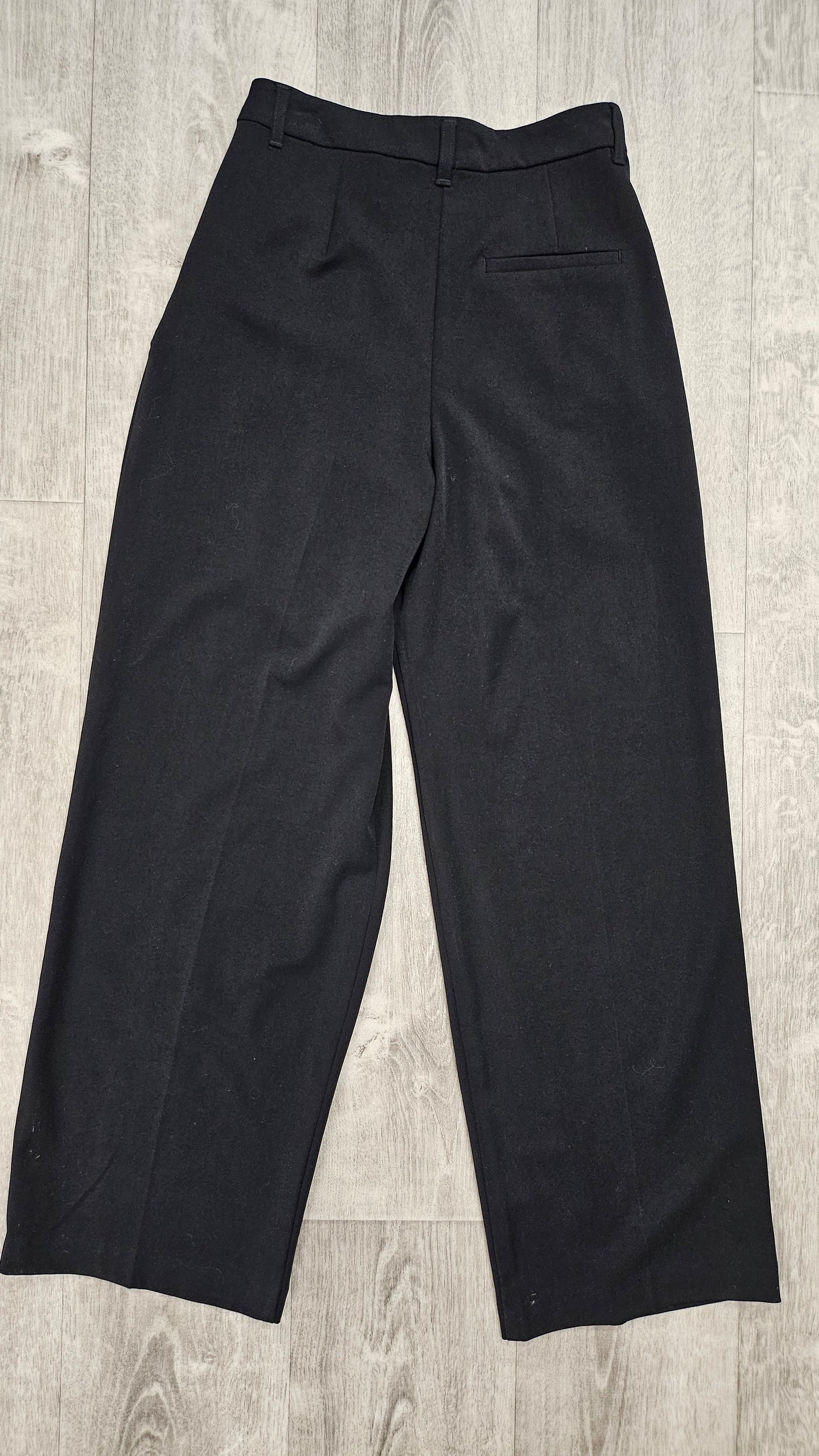 Bershka Black Wide Leg Pant (8)