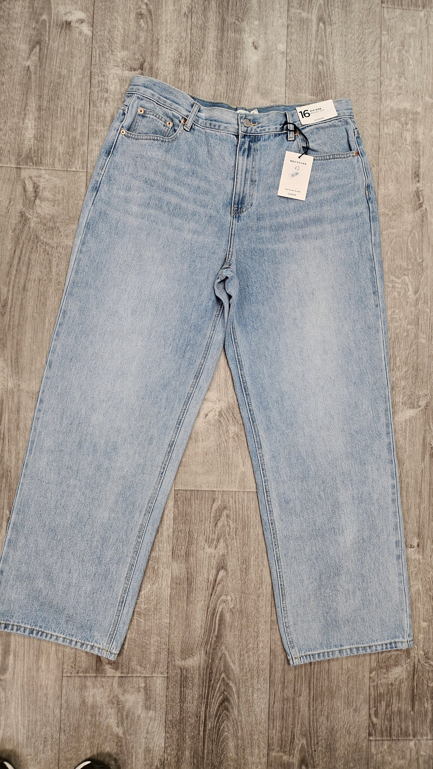 Glassons Vintage Wash Baggy Jean BNWT (16)