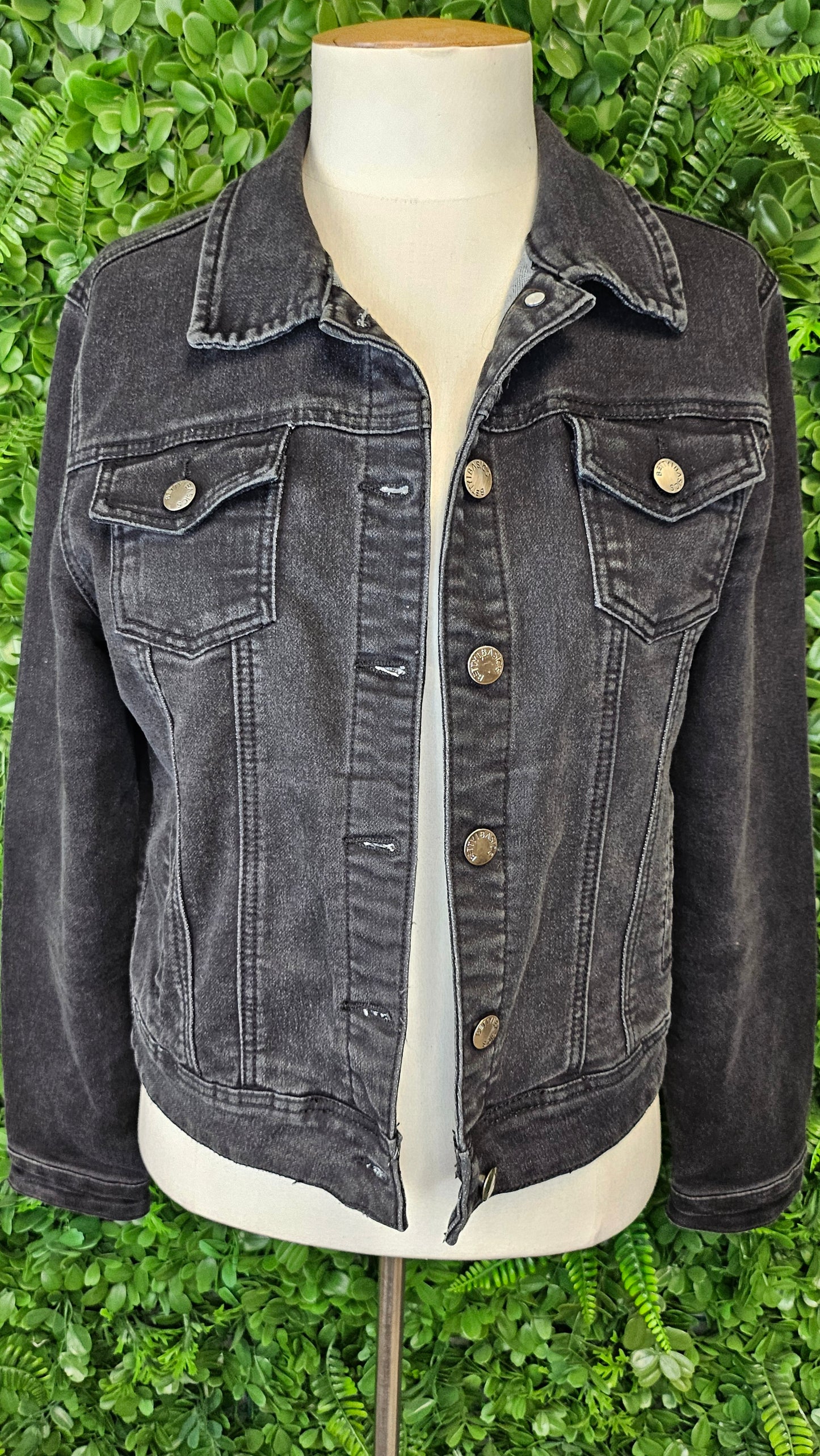 Betty Basics Black Denim Jacket (12)