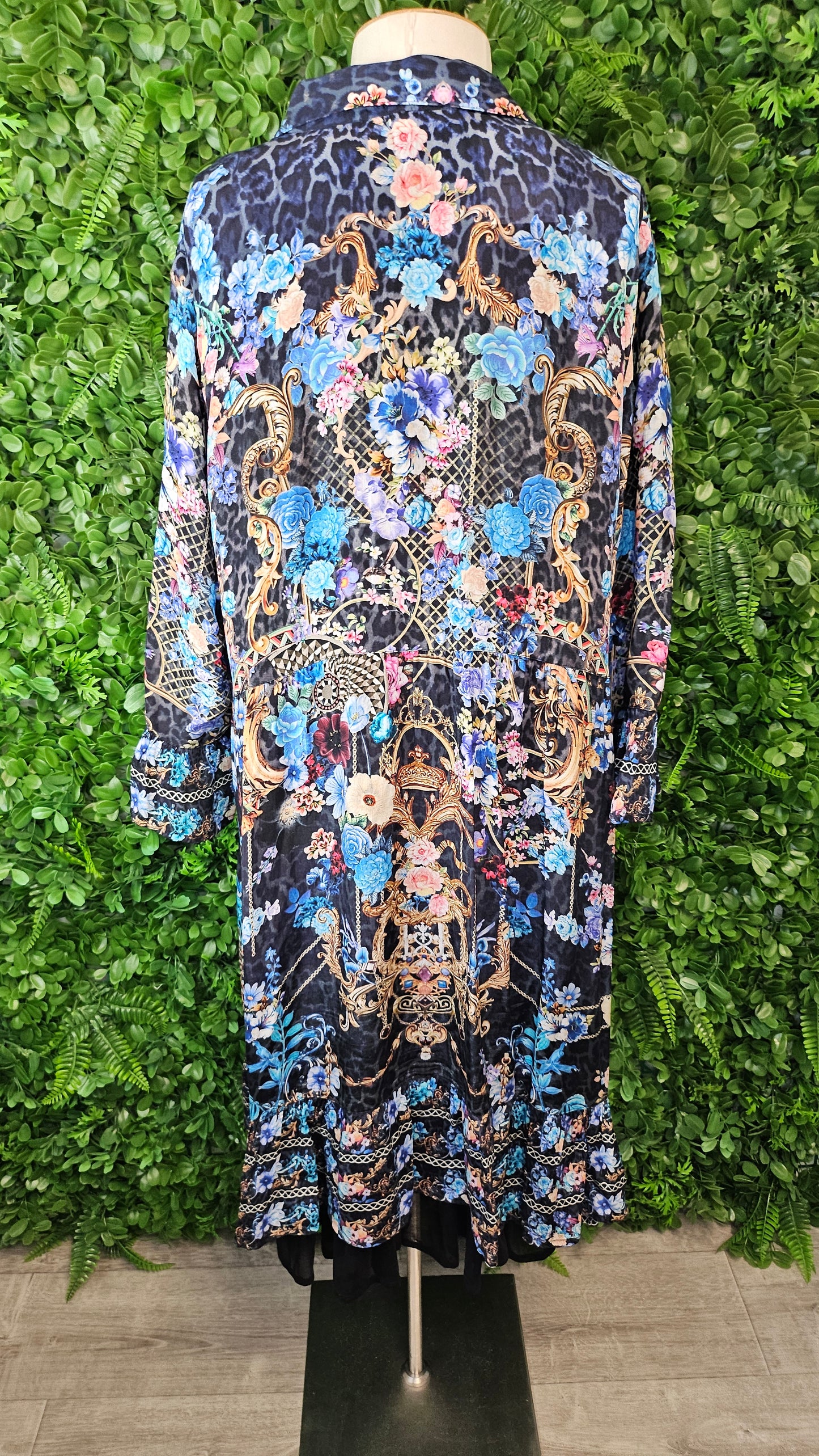 TS Print Button Thru Dress (18-20)