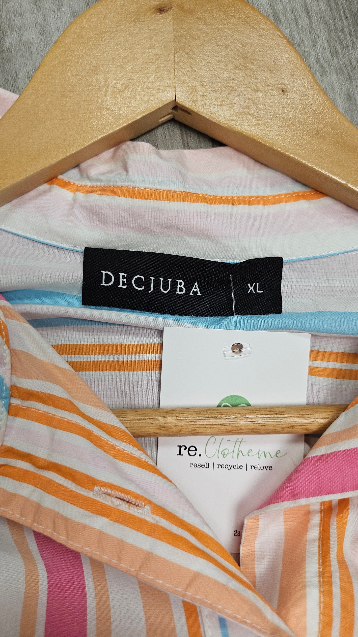 Decjuba Stripe Oversized Shirt (16)