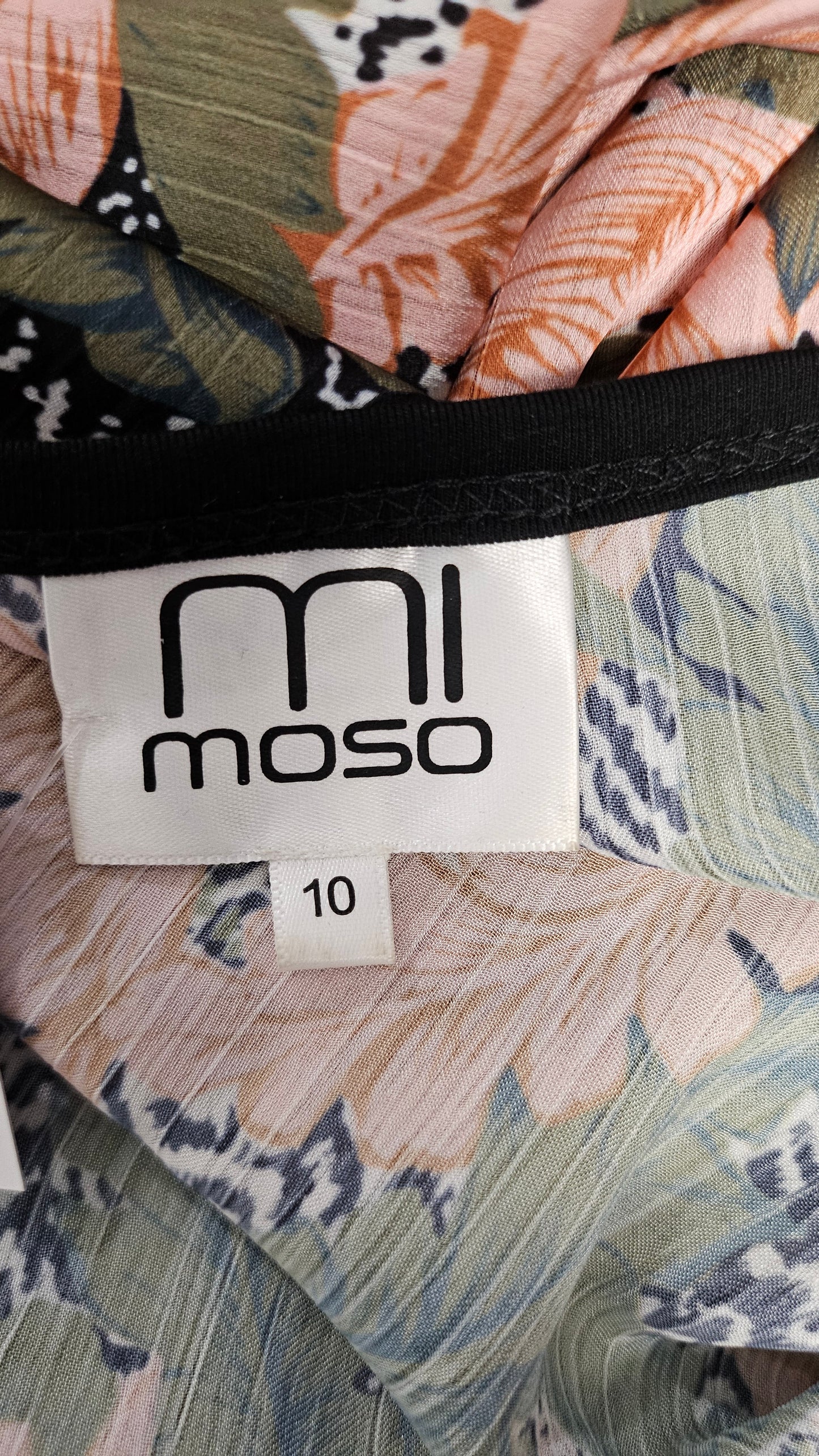 Mi Moso Tropical Print Kimono Cardi (10)