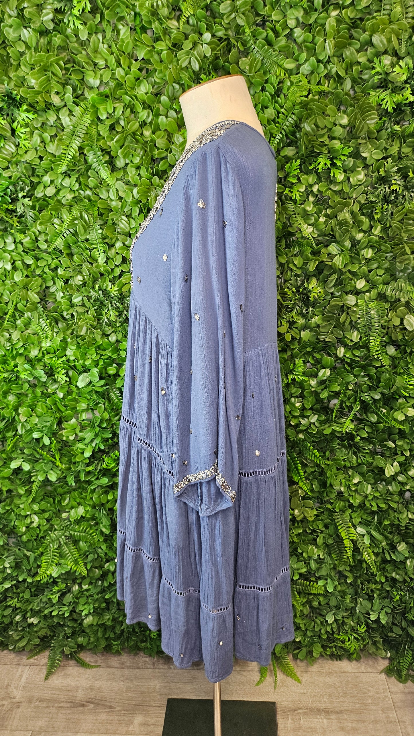 Lula Soul Blue Beaded Dress (10)