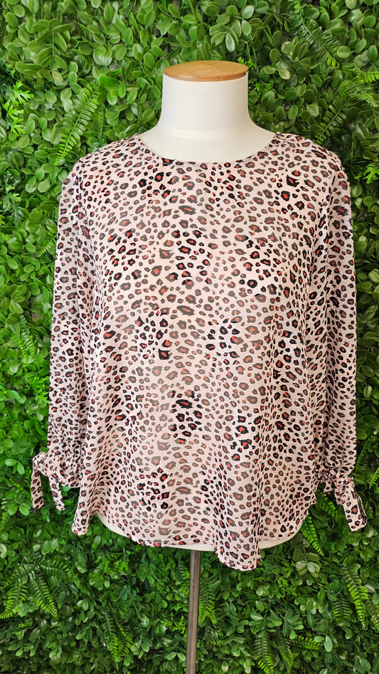 Seeking Lola Blush Animal Print Top (8)