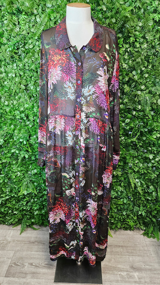 Curate Trelise Cooper Floral Give Tuck Dress XL