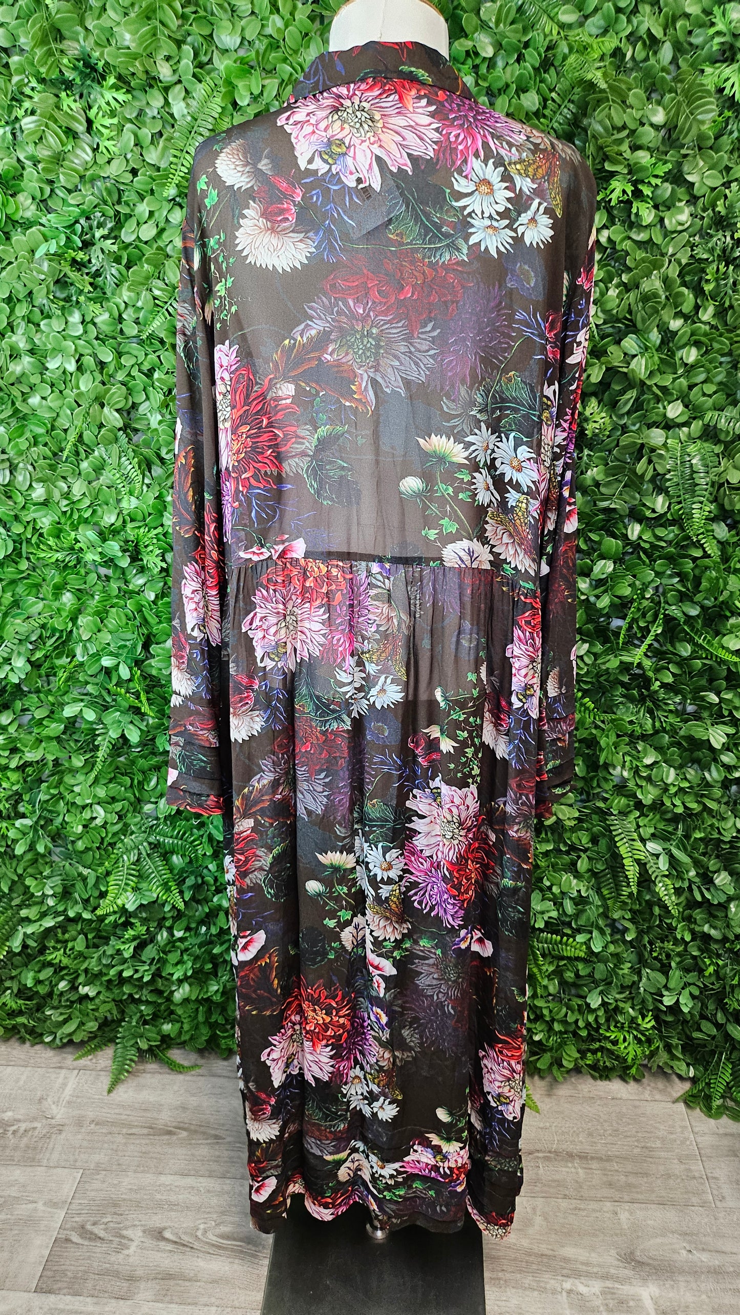 Curate Trelise Cooper Floral Give Tuck Dress XL