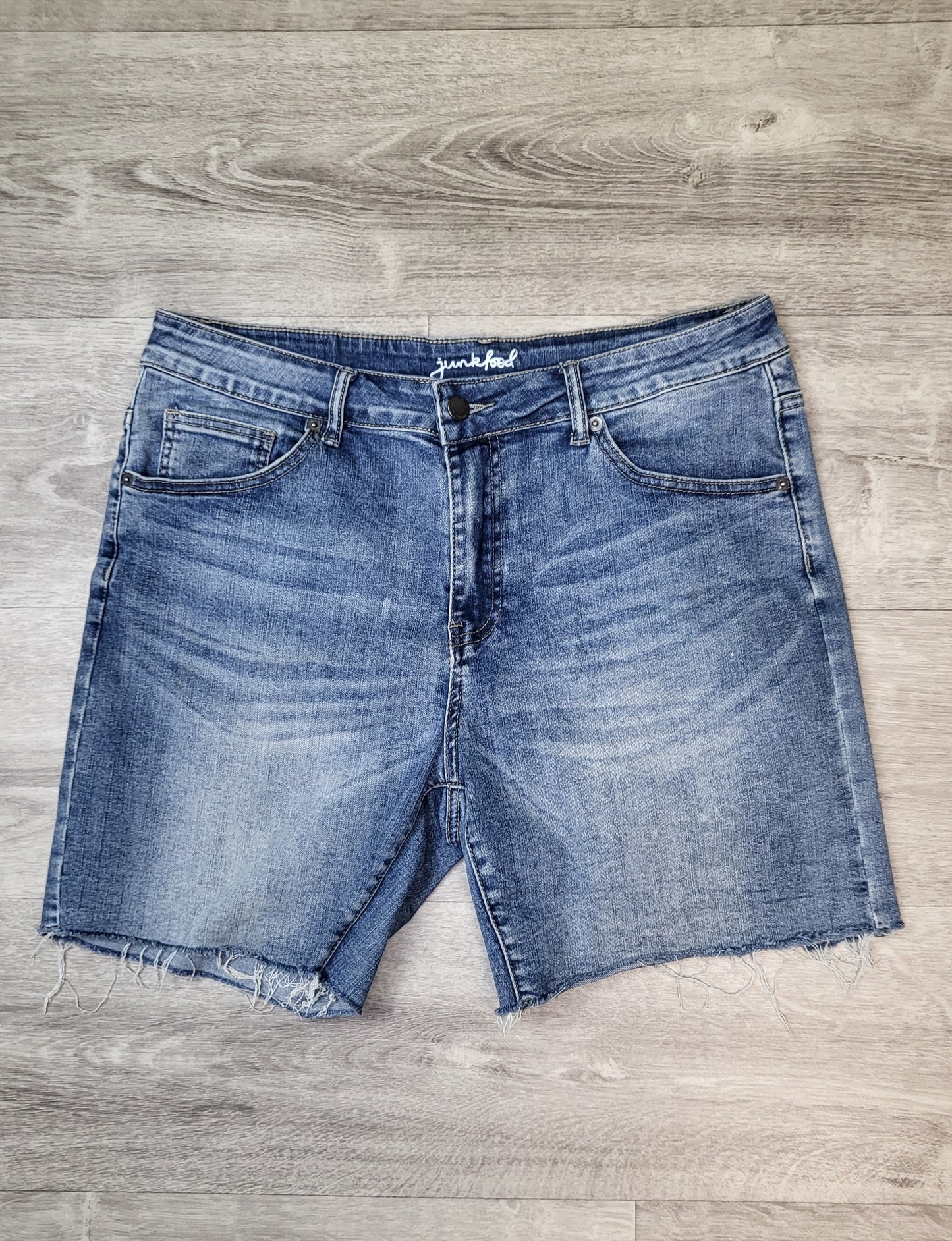 Frayed Denim Shorts (14)