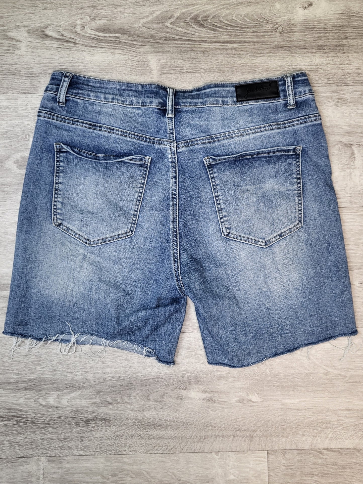 Frayed Denim Shorts (14)