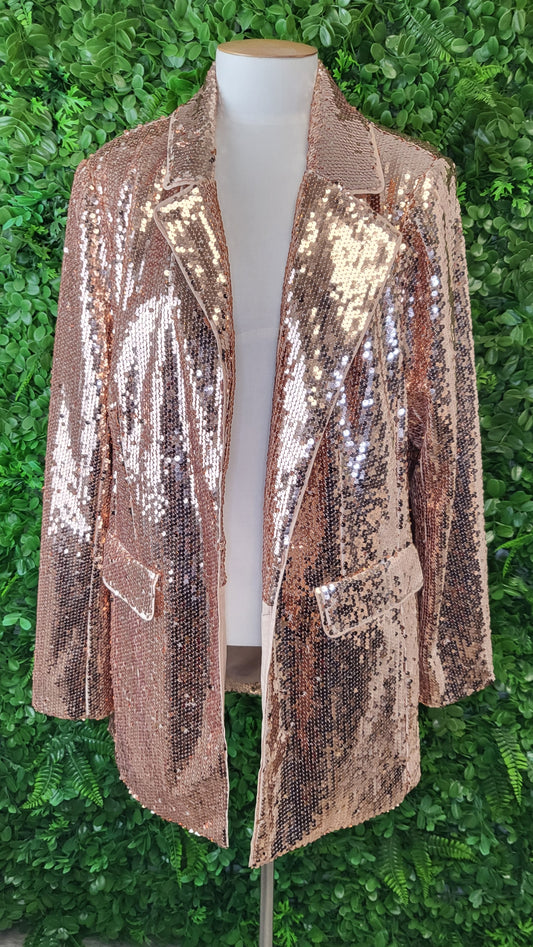 City Chic Gold Kendall Jacket BNWT (18)