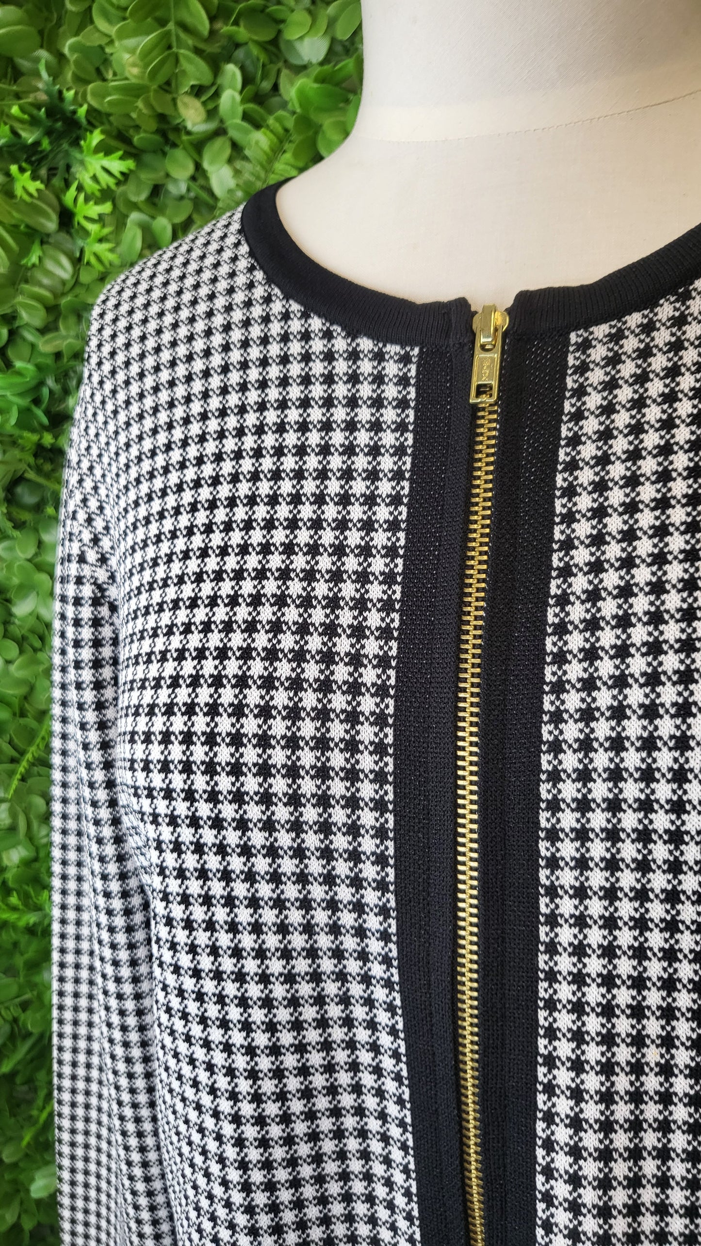 Portmans Black/White Houndstooth Jacket (12)