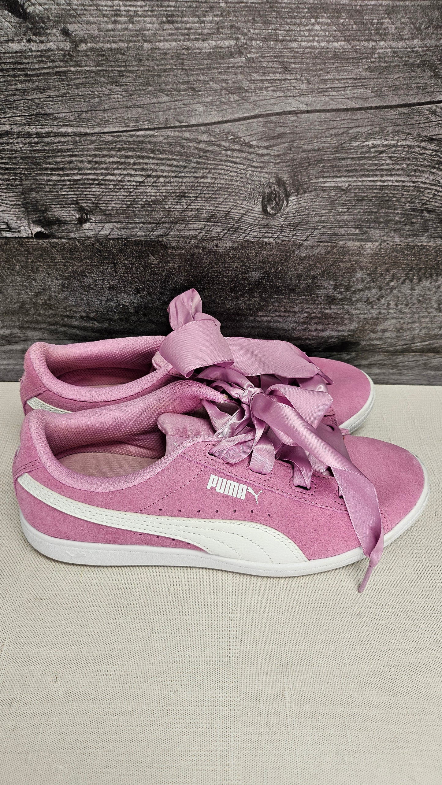 Puma Orchid Pink Suede Sneaker (38)