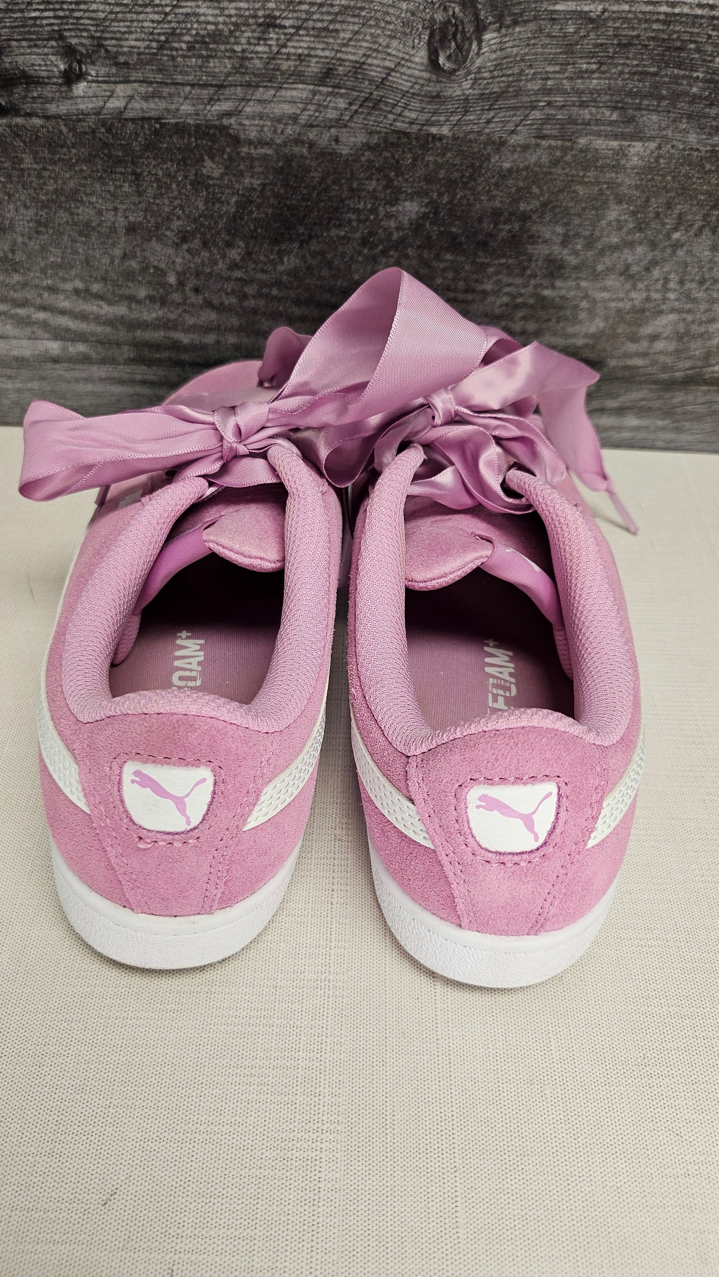 Puma Orchid Pink Suede Sneaker (38)