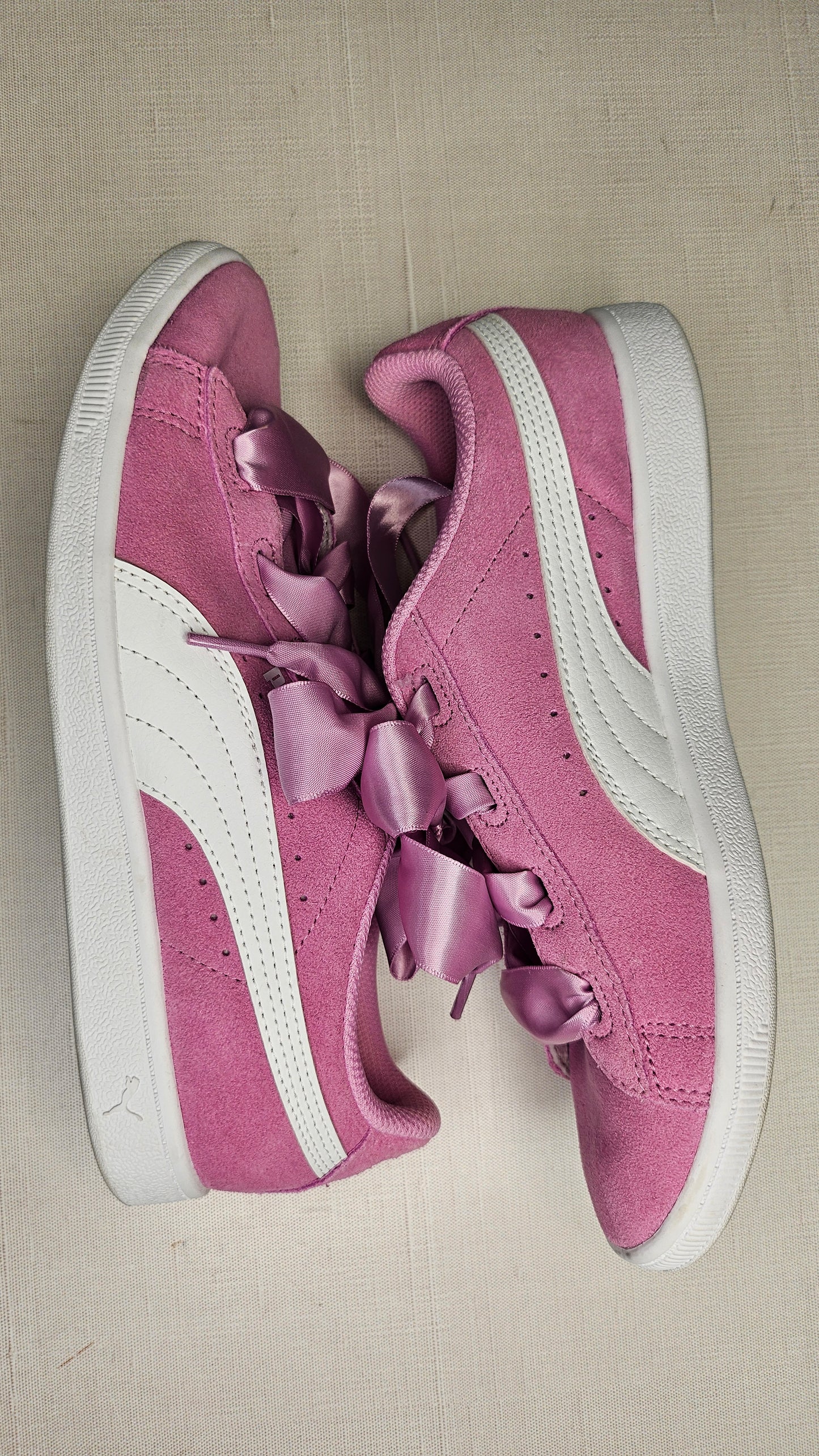 Puma Orchid Pink Suede Sneaker (38)