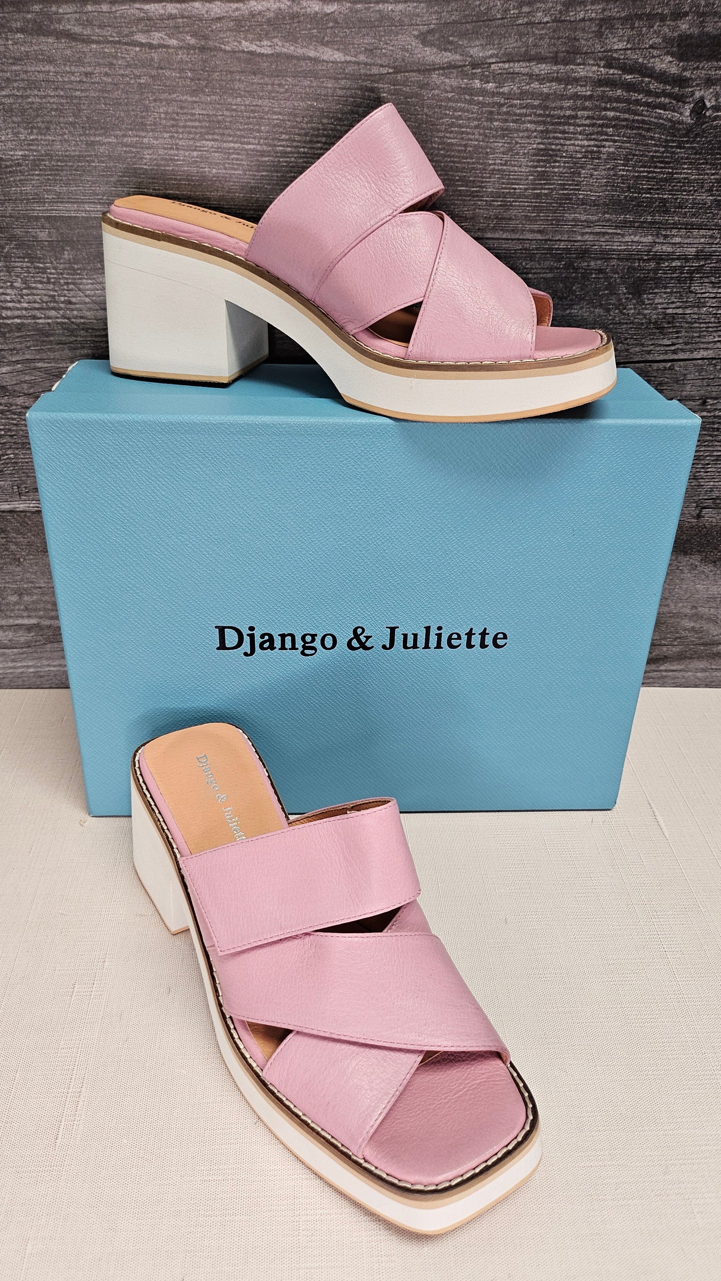 Django & Juliette Pink Jember Heels BNWT (38)