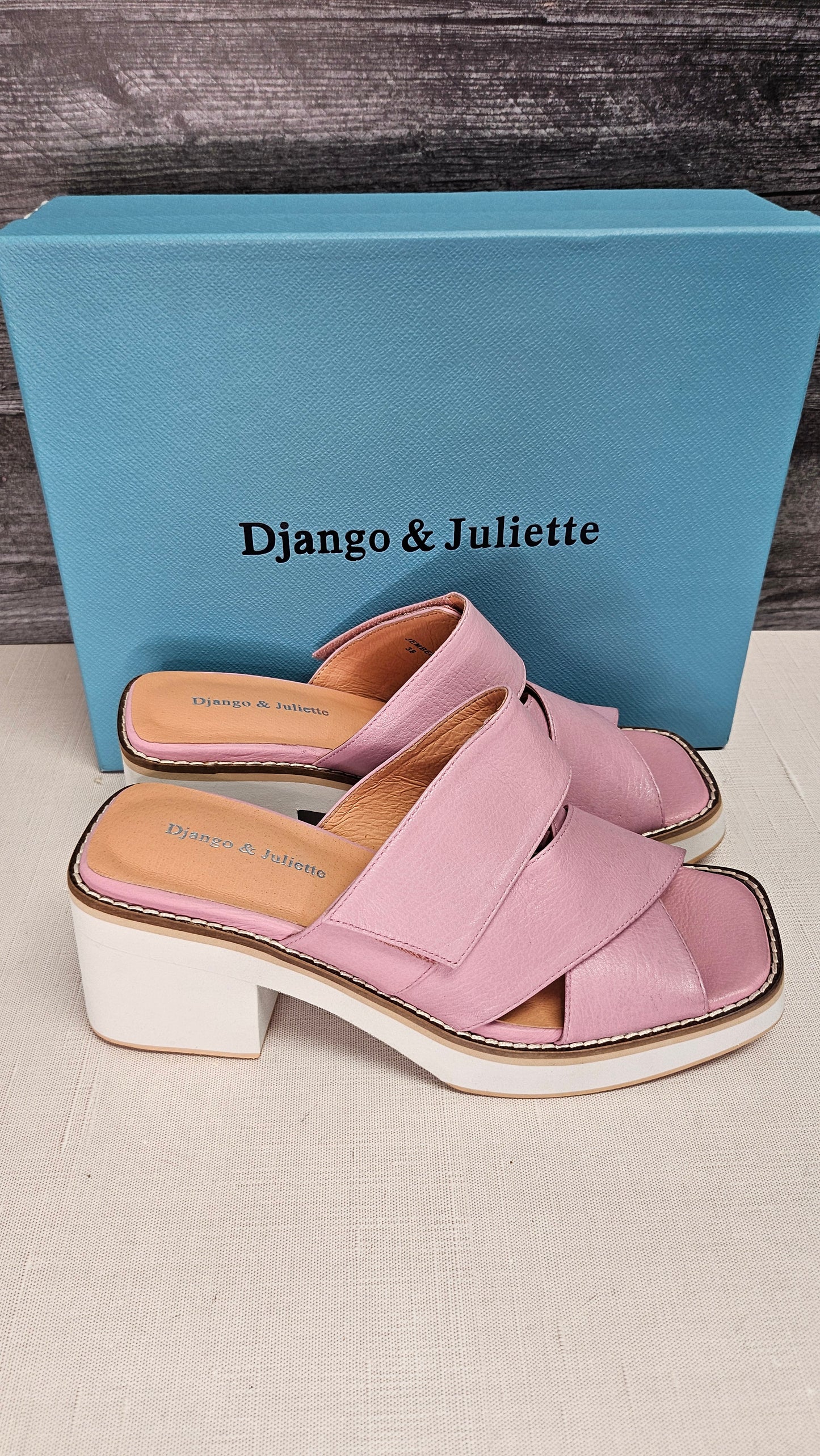 Django & Juliette Pink Jember Heels BNWT (38)