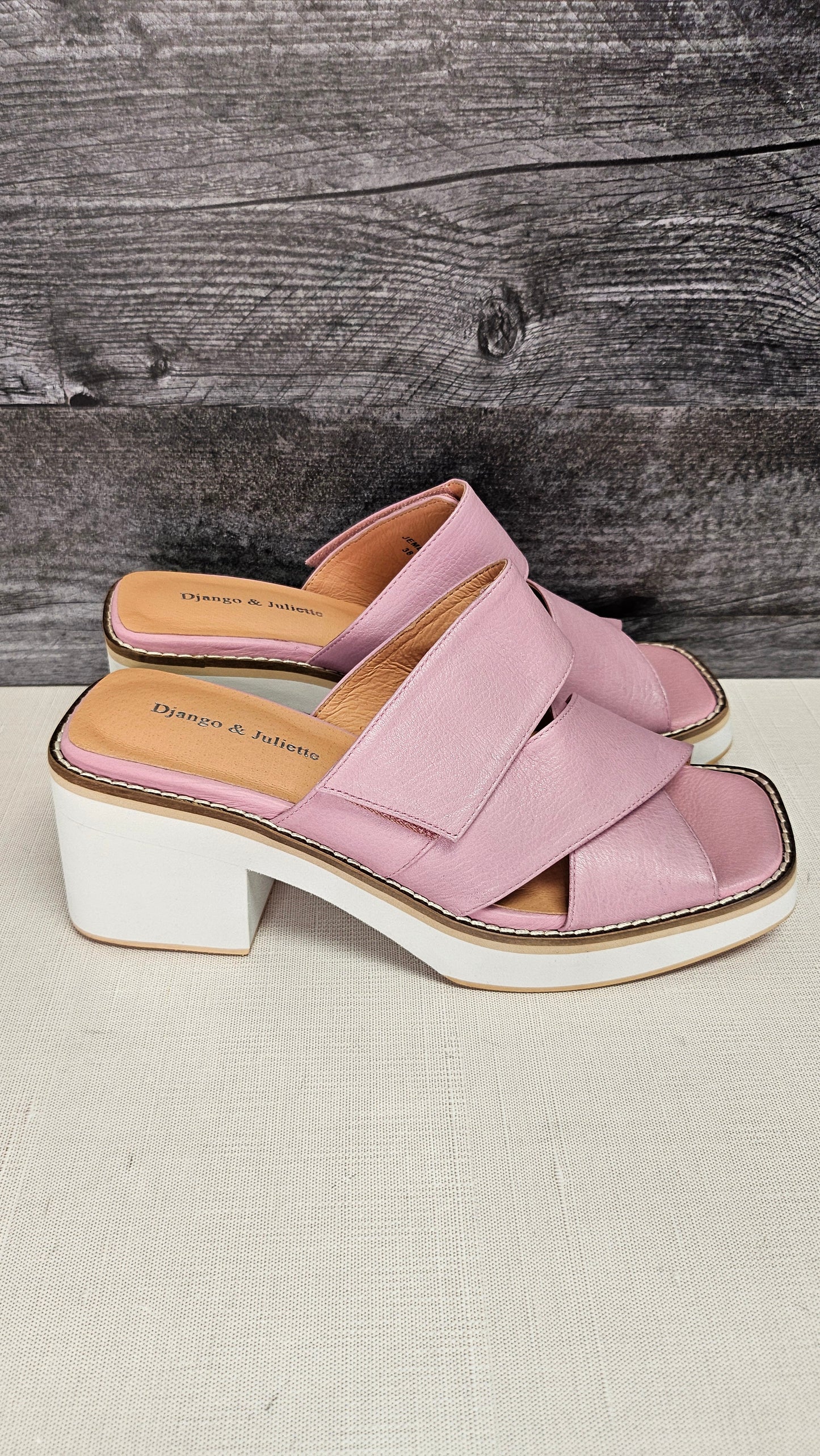 Django & Juliette Pink Jember Heels BNWT (38)