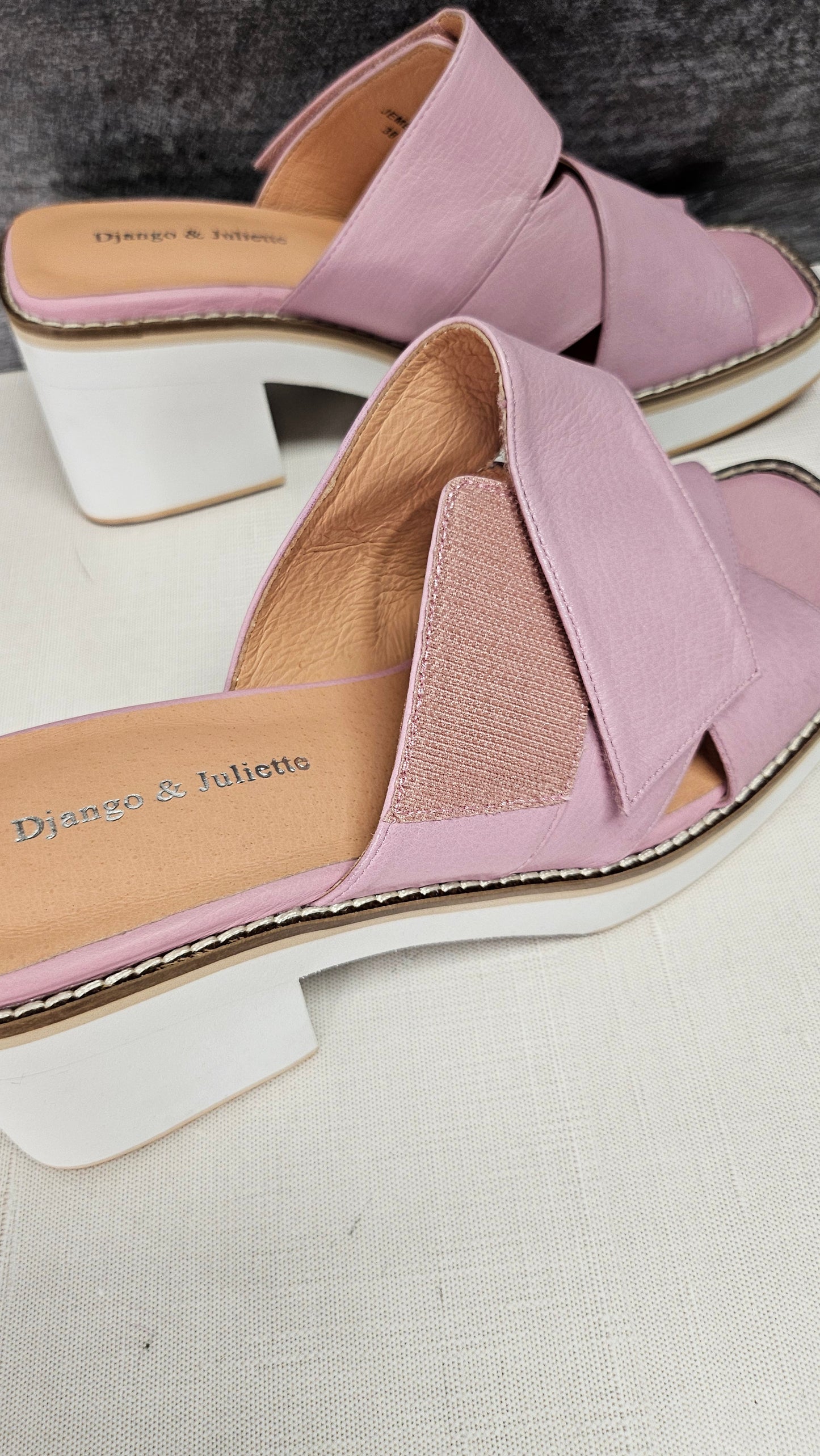 Django & Juliette Pink Jember Heels BNWT (38)