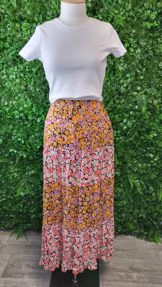 Sass  Floral Tiered Skirt (20)