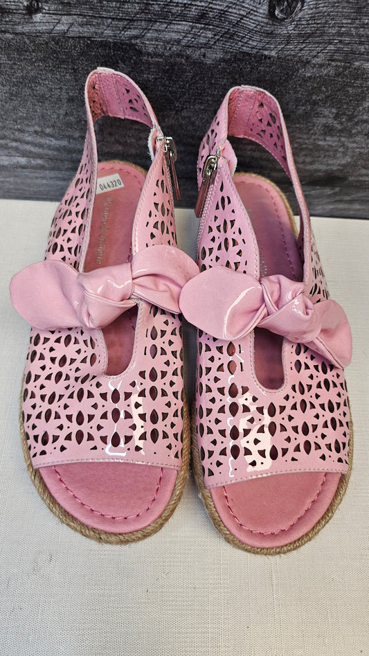 Django & Juliette Pink Altona Wedge (37)