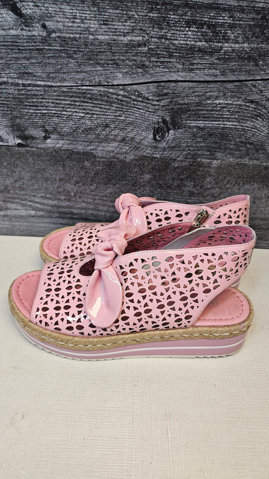 Django & Juliette Pink Altona Wedge (37)