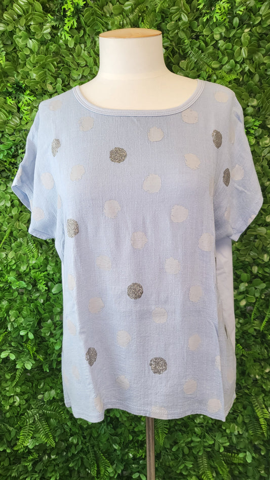 Threadz Blue Spot Top (10)