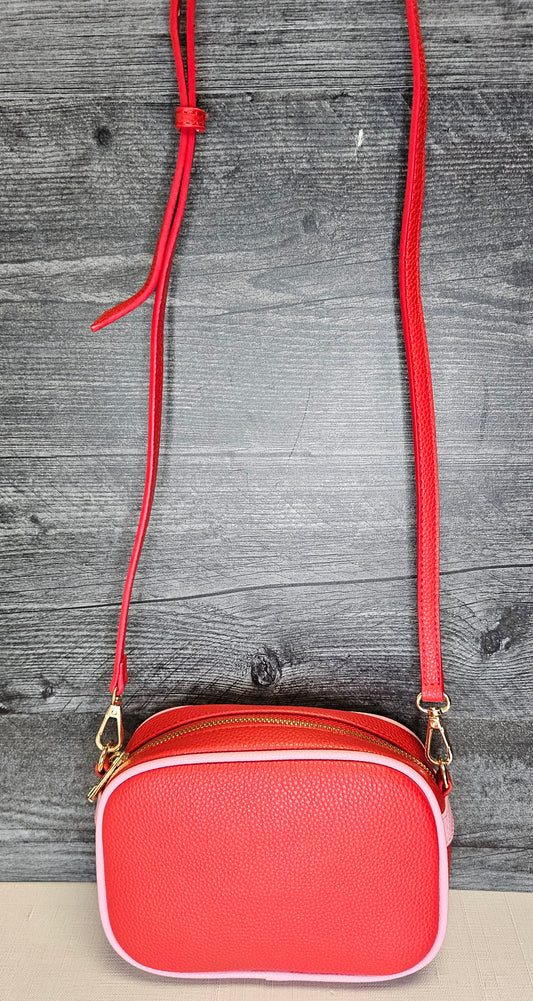 Antler Red Aggie Bag W19cmx D7cmx15cmh