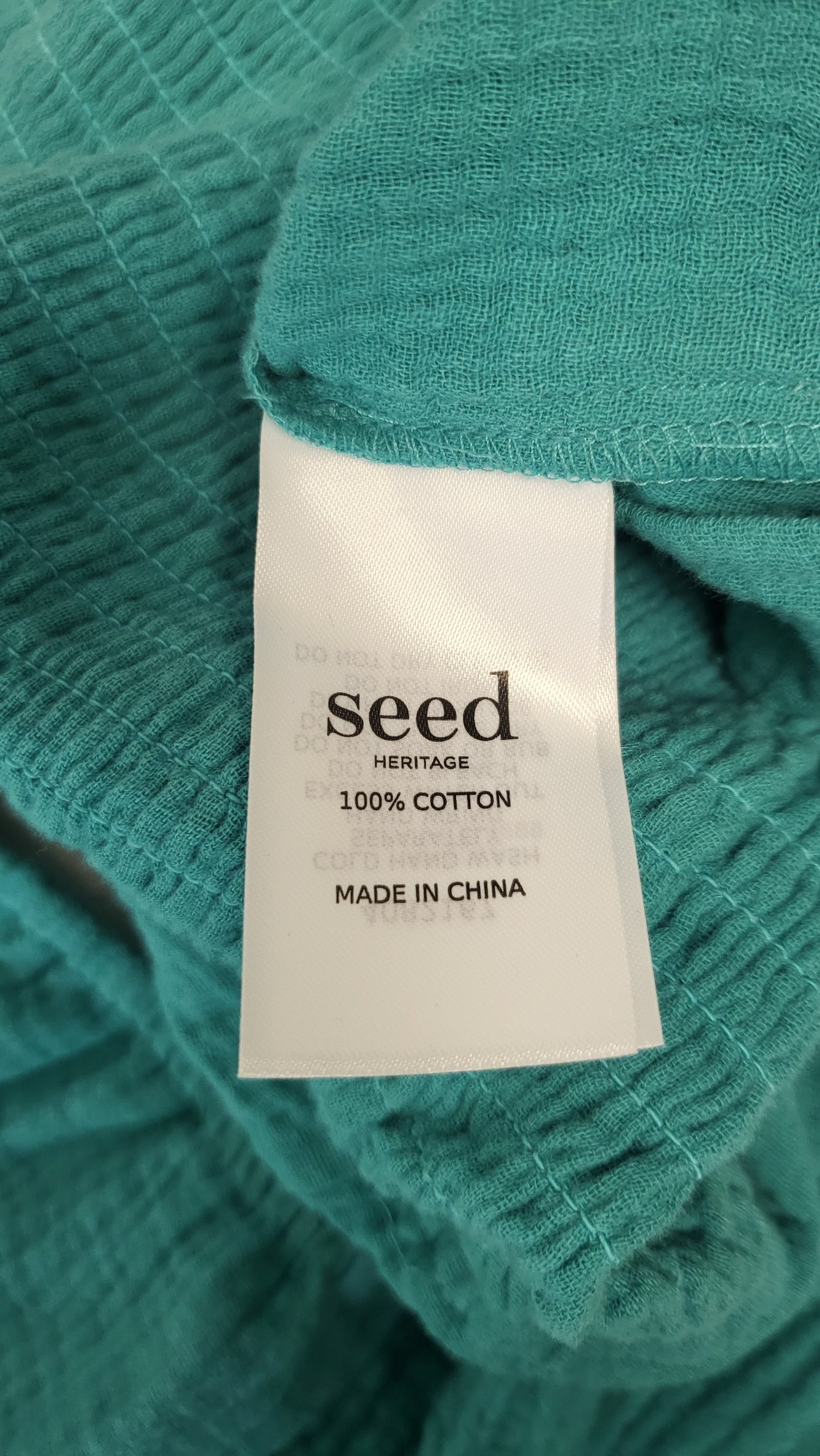 Seed Teal Shirred Top (14)