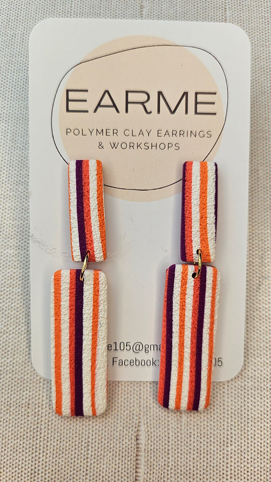 Earme  Stripe Earring BNWT