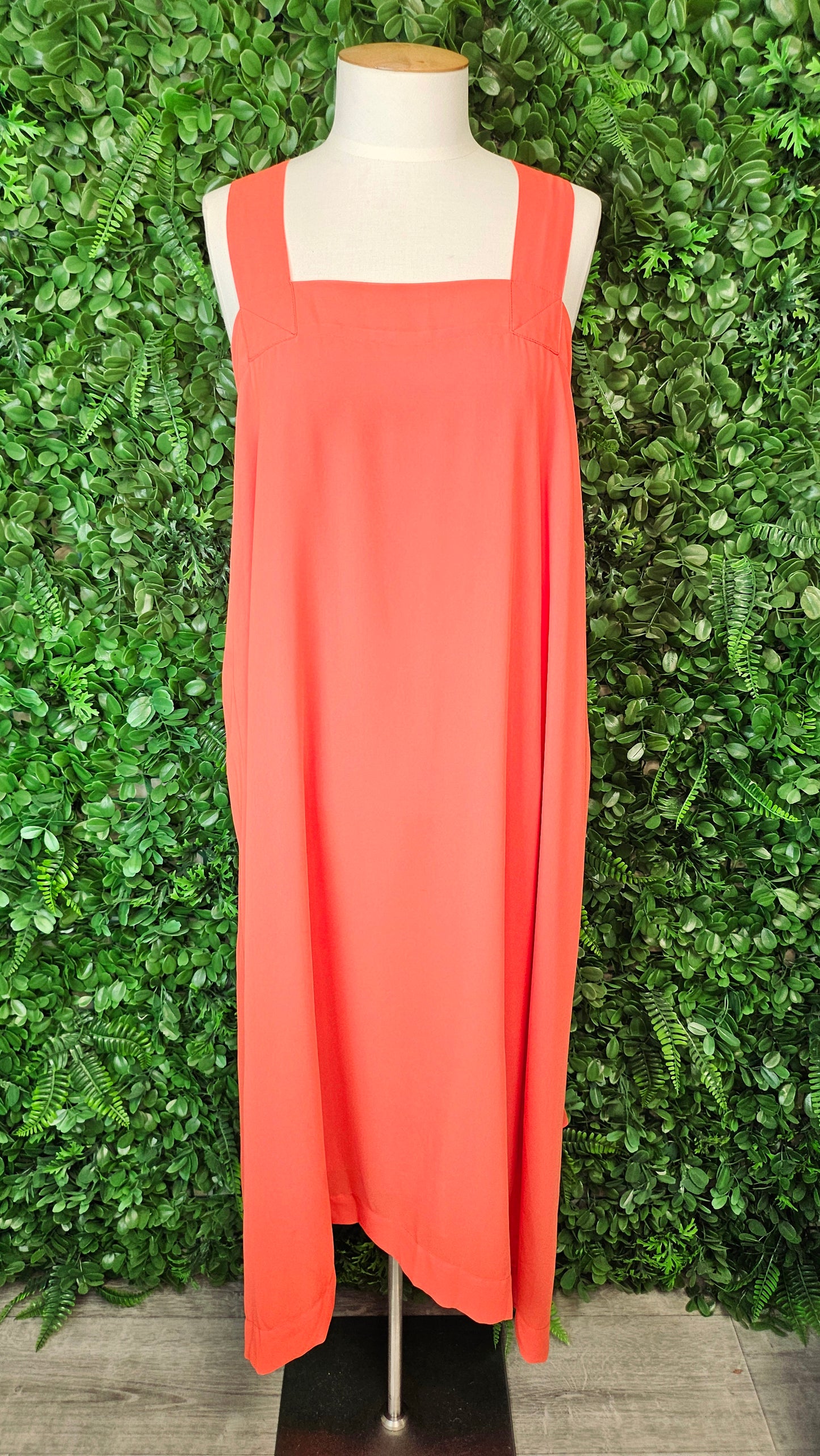 Repertoire Orange Cascading Dress (10)