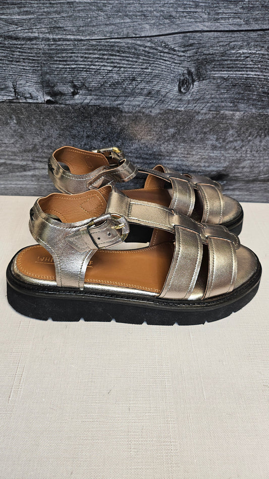 White Stuff  Metallic Sandal (39)