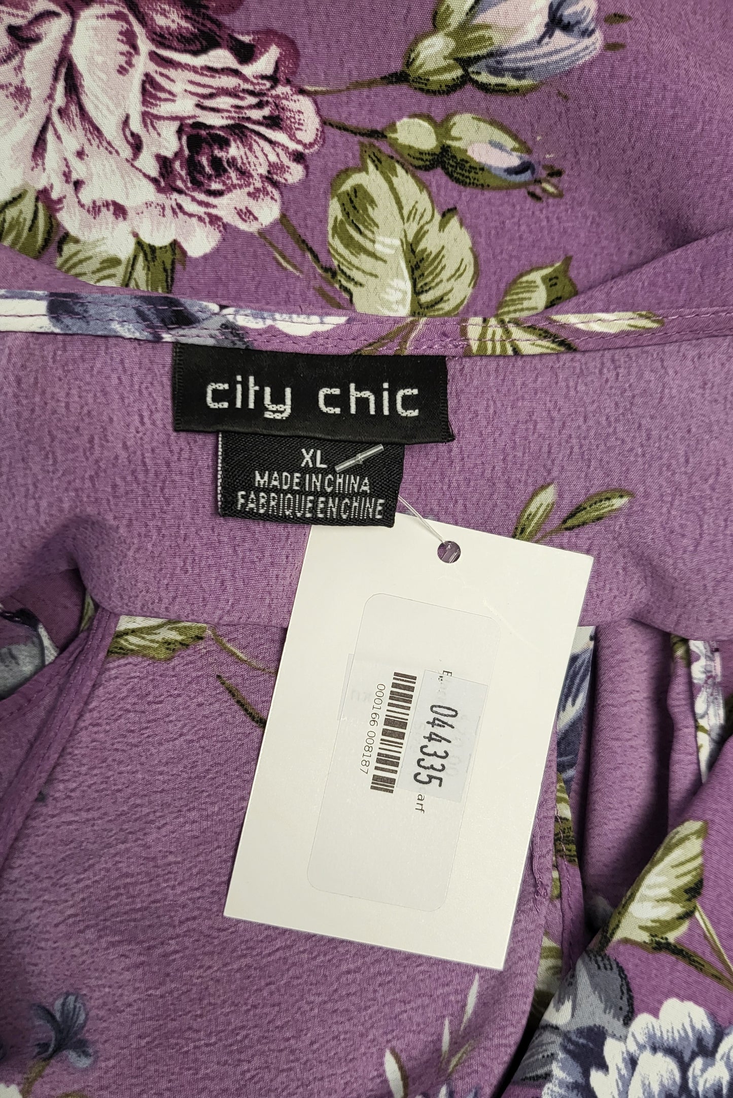 City Chic Floral Wrap Top (20)