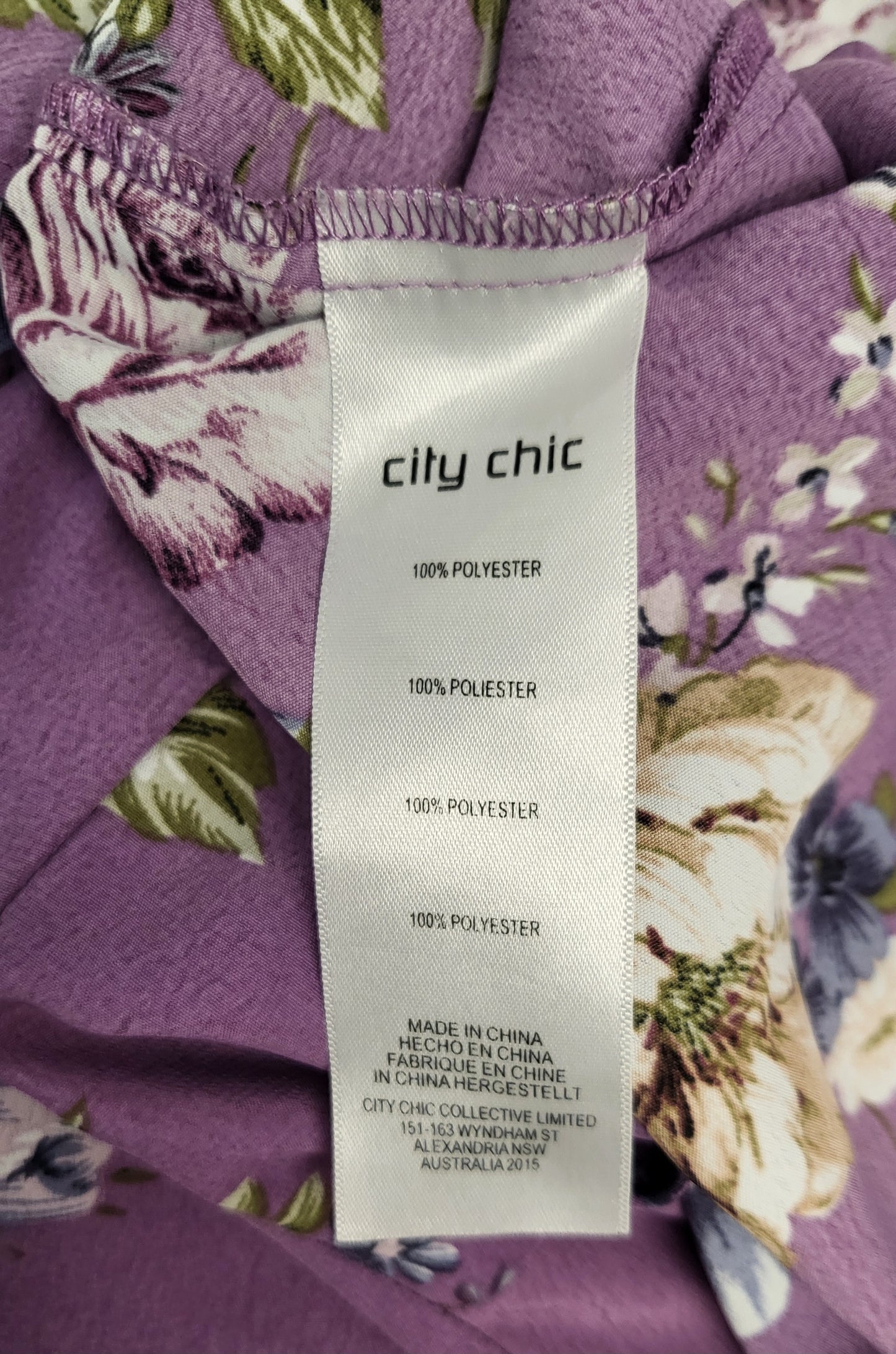 City Chic Floral Wrap Top (20)