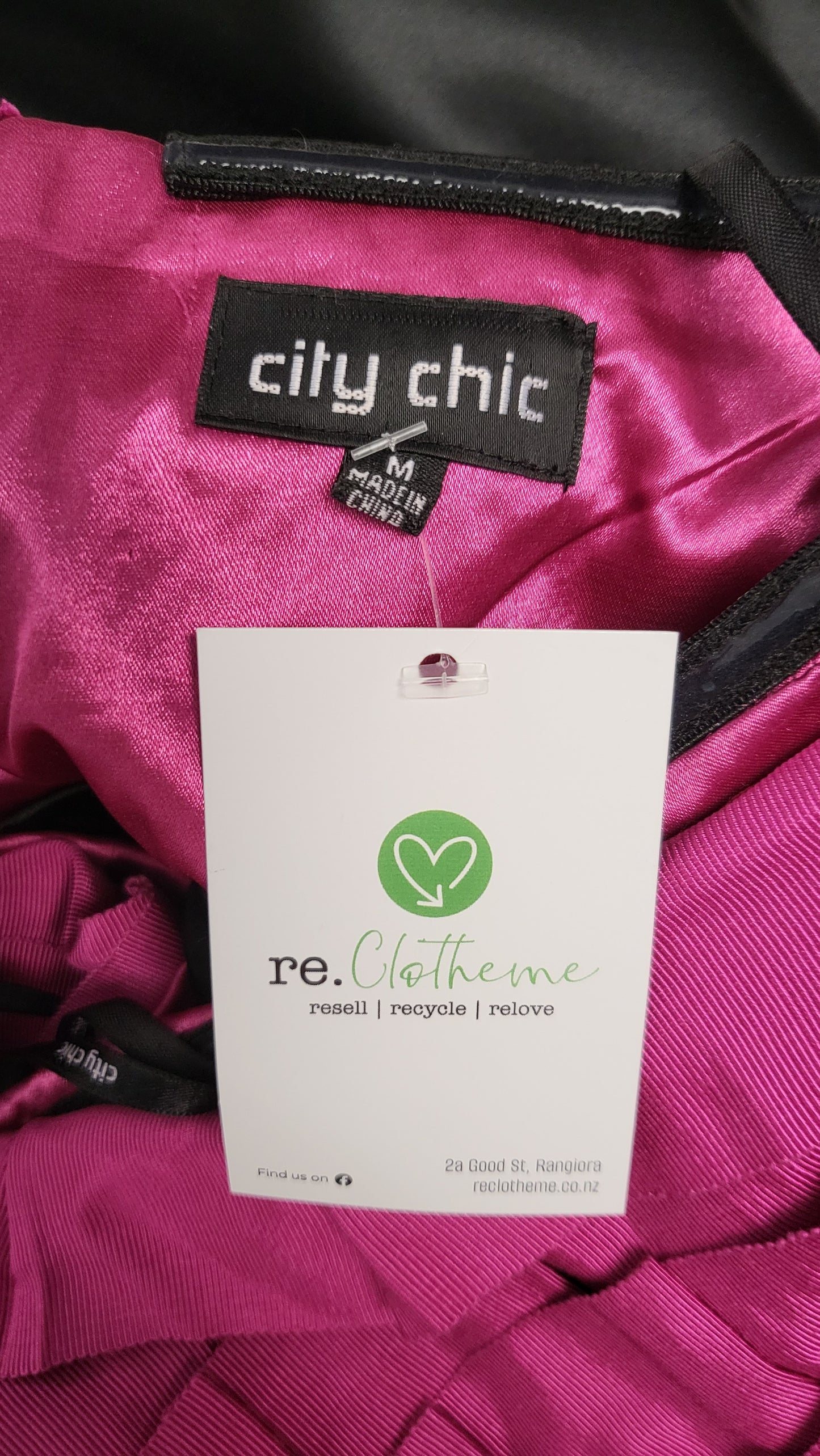 City Chic Multi Strapless Dress (18)