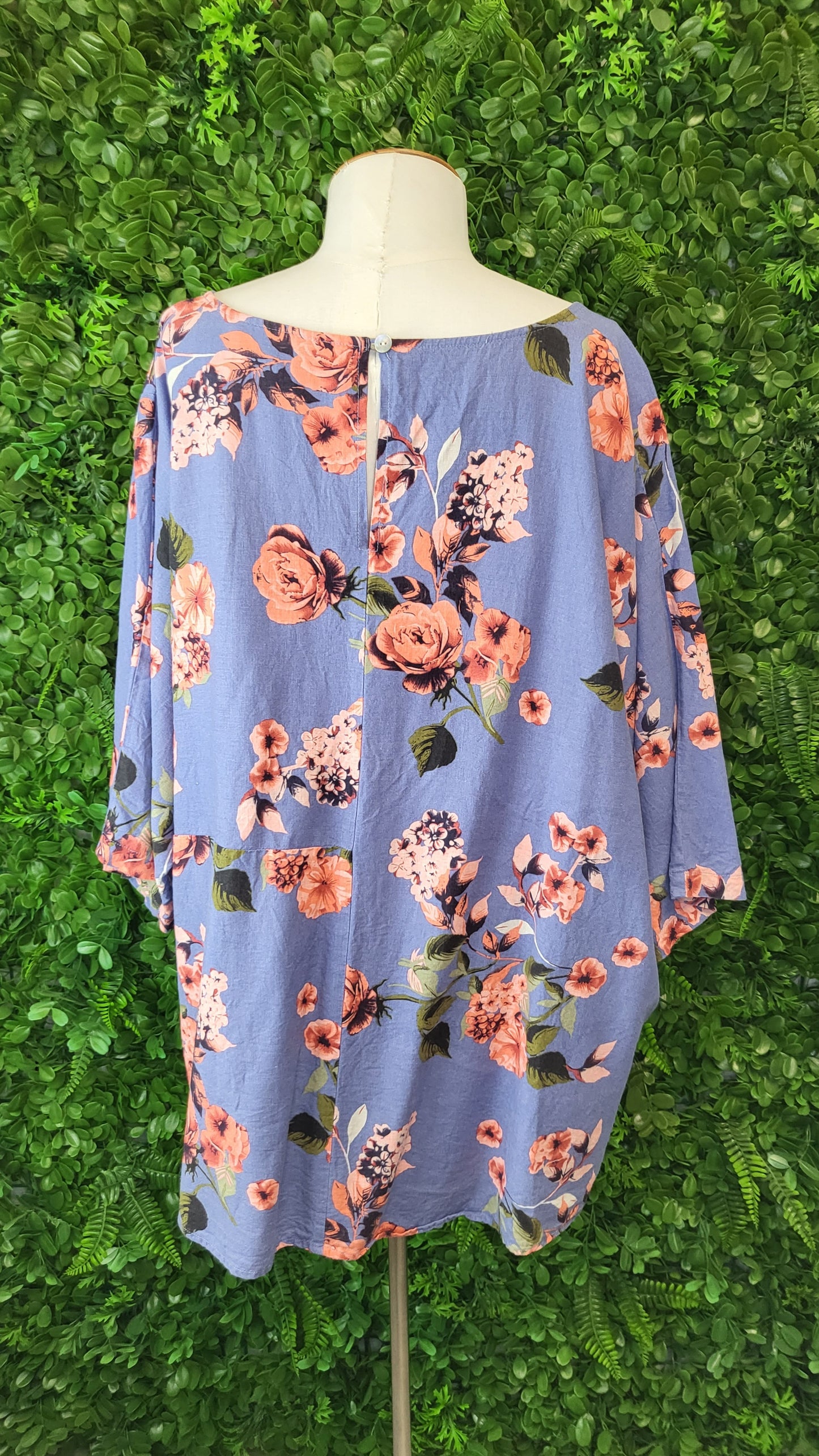 Sara Floral Linen Blend Top (26)