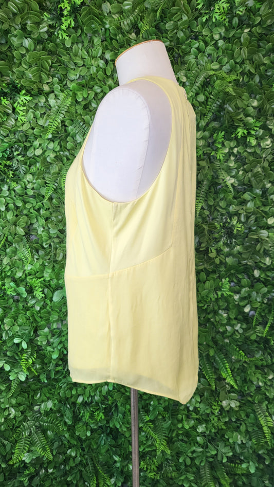 Witchery Yellow Sateen Tank (10)