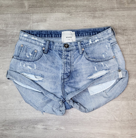 One Teaspoon distressed Distressed Shorts (10)