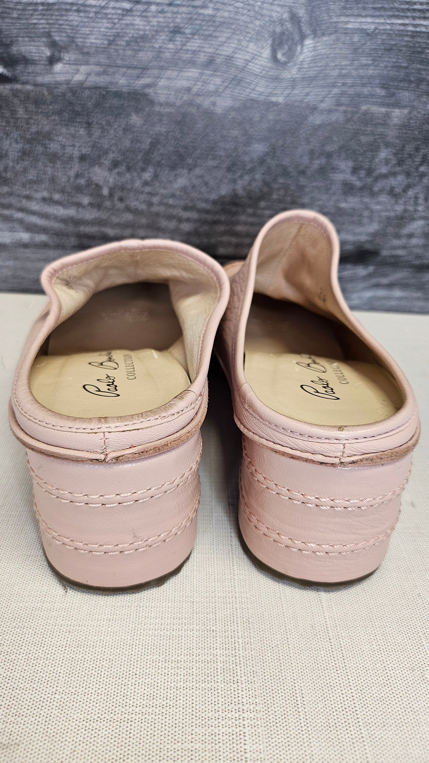 Paolo Bondini Pink Slip On Shoe (38.5)