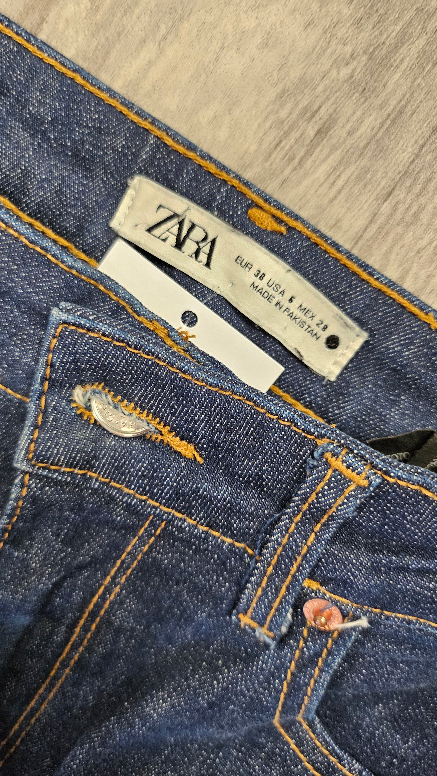 Zara Ink Flare Leg Jean (8)