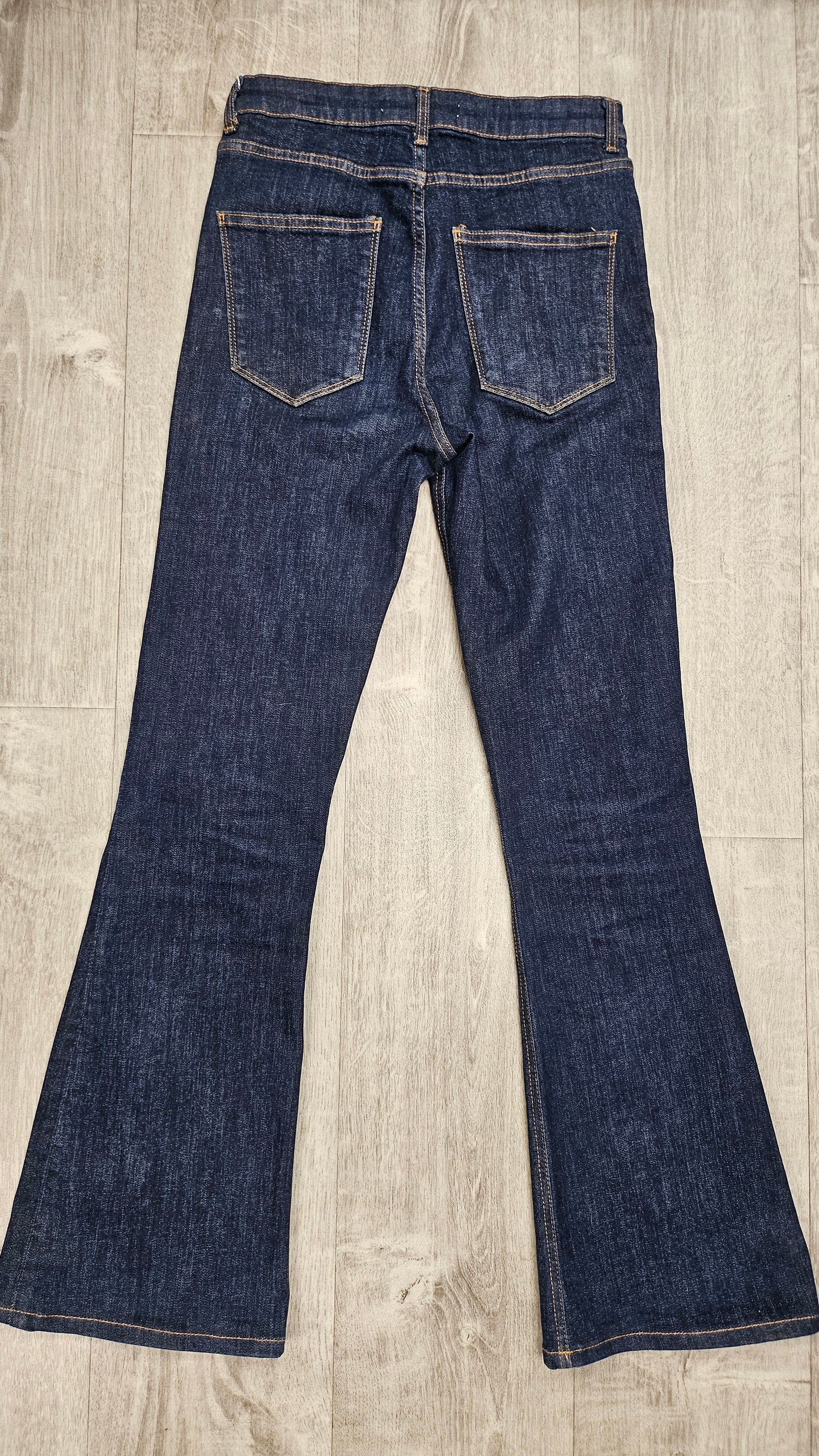 Zara Ink Flare Leg Jean (8)