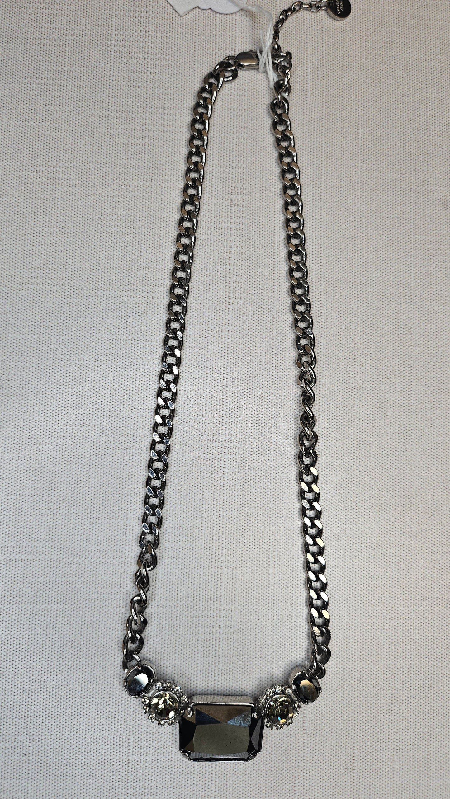 Dyrberg/Kern Silver Chain Jew Necklace