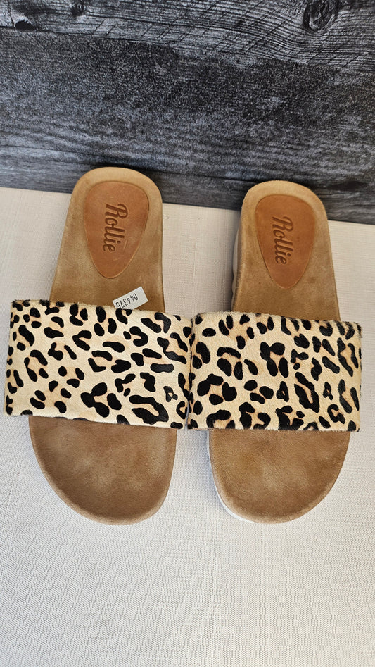 Rollie Animal Leather Slides (38)