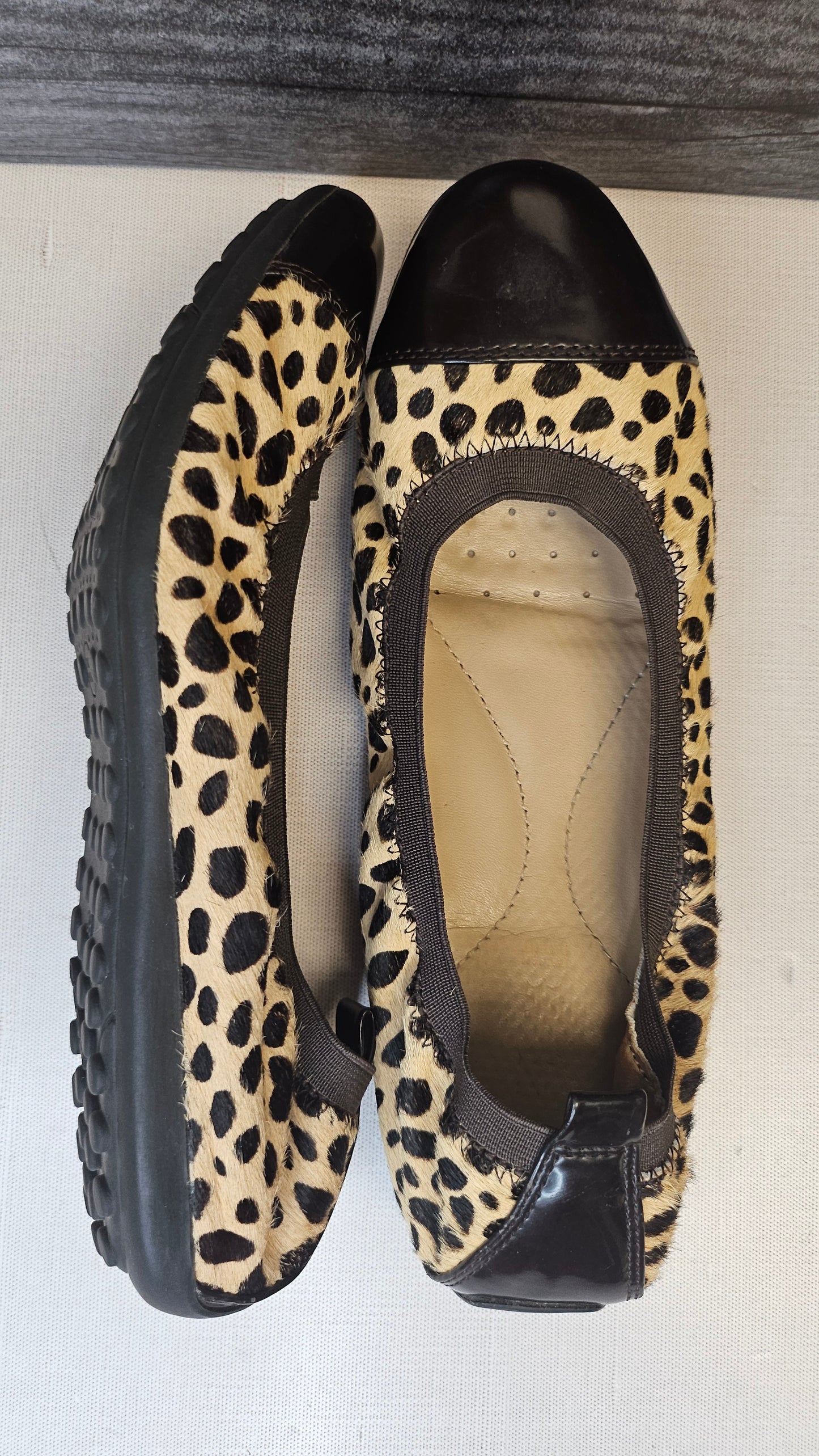 GEOX Leopard Print Ballet Flats 39