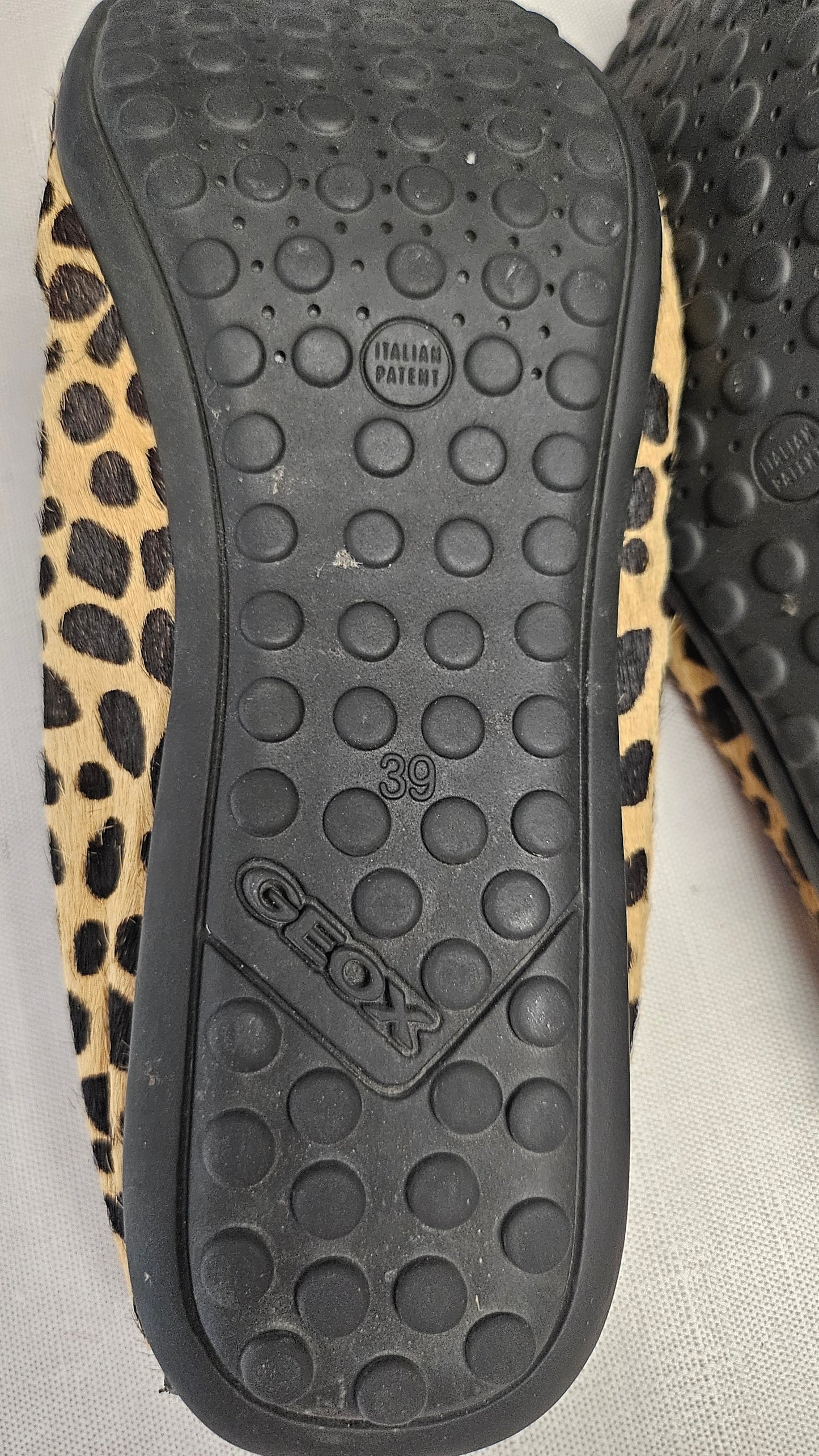 GEOX Leopard Print Ballet Flats 39