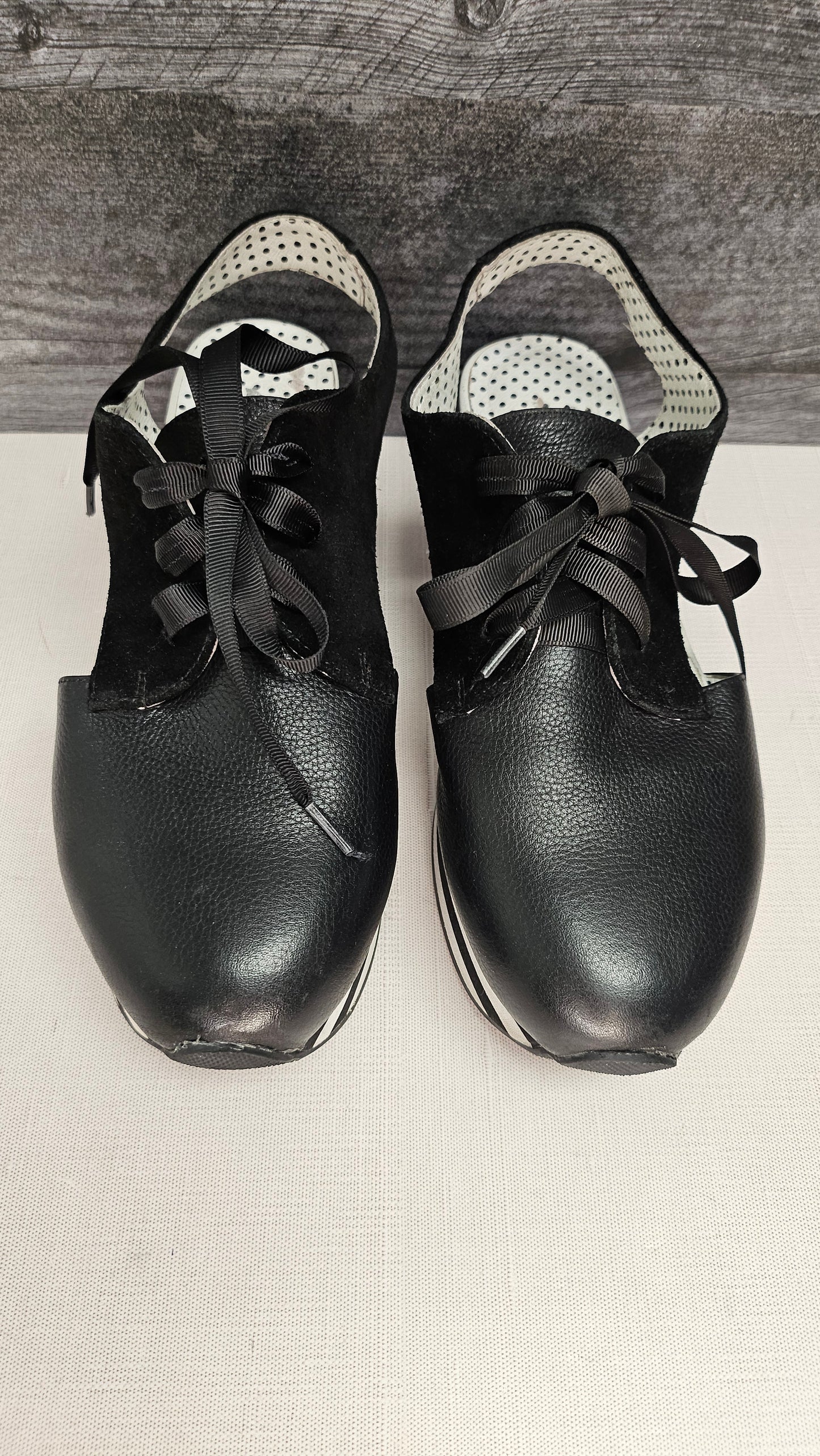 Minx Black/White Slingback Sneaker 39