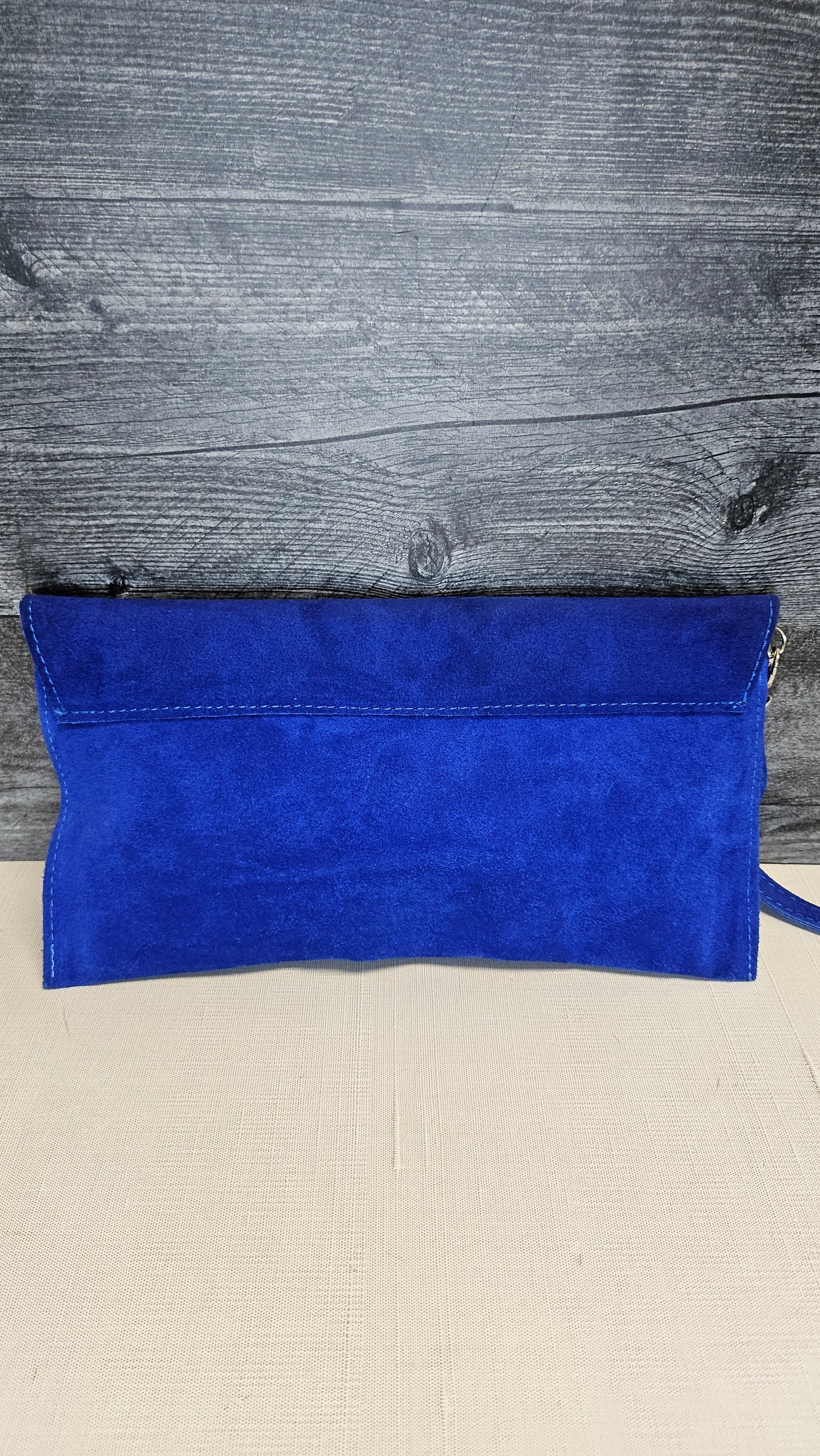 Unknown Azure Blue Envelope Clutch 16x31