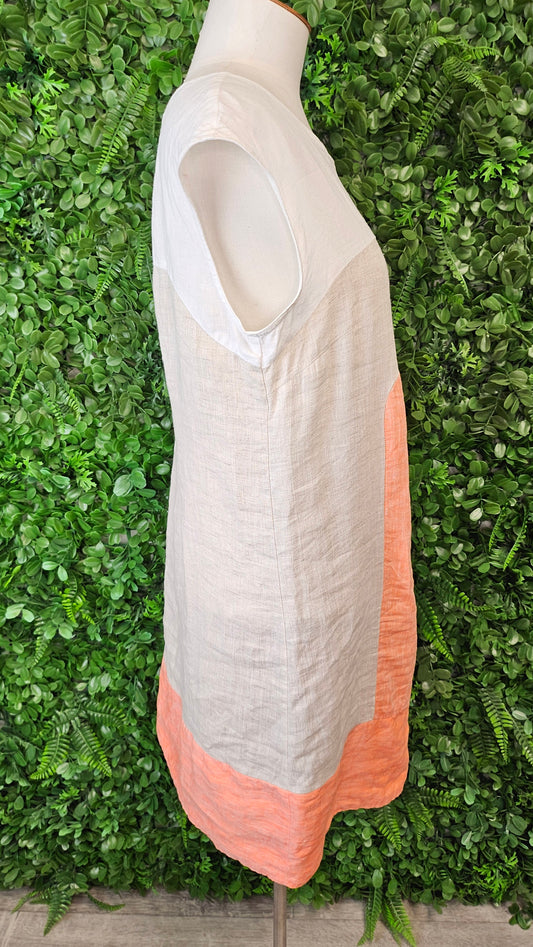 Puro Lino Multi Linen Shift Dress (12)